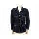 VESTE CHANEL DE TAILLEUR BOUTONS LOGO CC L 44 EN TWEED LAINE BLEU JACKET 6990€