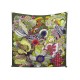 NEUF FOULARD HERMES FLEURS D'INDIENNES ALINE HONORE CARRE SOIE SILK SCARF 410€