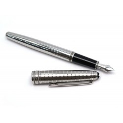 STYLO PLUME MONTBLANC MEISTERSTUCK 144 SOLITAIRE DAMIER PALLADIUM 09944 PEN 655€