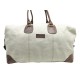  SAC DE VOYAGES SCAPA CUIR MARRON TOILE BEIGE 