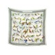 FOULARD HERMES LES OISEAUX DES CHAMPS ET DES BOIS CARRE 90 GRYGKAR SOIE 410€