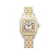 NEUF MONTRE CARTIER PANTHERE PM OR & ACIER 22 MM QUARTZ GOLD WATCH 7850€