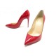 CHAUSSURES CHRISTIAN LOUBOUTIN ESCARPINS SO KATE CUIR VERNIS ROUGE 39.5 595€