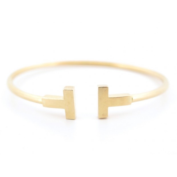 BRACELET TIFFANY & CO T WIRE 60010760 EN OR JAUNE 18K 15 CM GOLD JEWEL 2300€