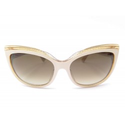 LUNETTES DE SOLEIL CHRISTIAN DIOR GLISTEN EN PLASTIQUE BEIGE SUNGLASSES 285€