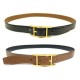 CEINTURE HERMES QUENTIN REVERSIBLE T 90 EN CUIR NOIR & GOLD LEATHER BELT 700€