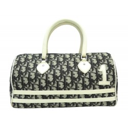 SAC A MAIN CHRISTIAN DIOR BOSTON TROTTER TOILE OBLIQUE CREME GIRLY HAND BAG 595€