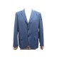 NEUF VESTE HERMES G19921 L 52 EN LIN BLEU NEW BLUE LINEN JACKET 2250€