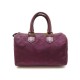 VINTAGE SAC A MAIN CHRISTIAN DIOR BOSTON BOWLING TOILE MONOGRAMME BORDEAUX BAG