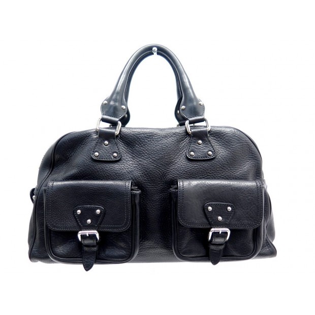 SAC A MAIN DOLCE & GABBANA MISS EXPRESS CUIR NOIR BLACK LEATHER HAND BAG 1560€