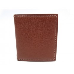 PORTE PHOTOS HERMES GRAND PAPA 4 VUES PM EN CUIR MARRON ALBUM LEATHER HOLDER