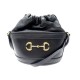 SAC A MAIN GUCCI HORSEBIT 1955 SEAU 602118 EN CUIR NOIR LEATHER HAND BAG 1850€