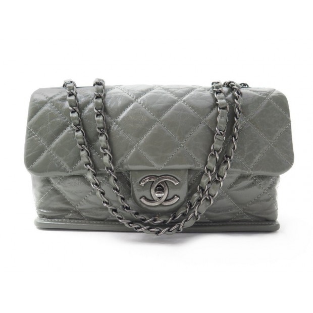 NEUF SAC A MAIN CHANEL RABAT TIMELESS EN CUIR VERNIS MATELASSE HAND BAG 6900€