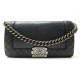 SAC A MAIN CHANEL BOY EN CUIR NOIR BANDOULIERE BLACK LEATHER HAND BAG 5400€