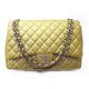 SAC A MAIN CHANEL CLASSIQUE TIMELESS MAXI JUMBO CUIR VERNIS DORE HAND BAG 9450€