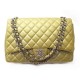 SAC A MAIN CHANEL CLASSIQUE TIMELESS MAXI JUMBO CUIR VERNIS DORE HAND BAG 9450€