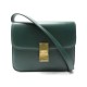 SAC A MAIN CELINE CLASSIC TEEN BANDOULIERE EN CUIR VERT LEATHER HAND BAG 2750€