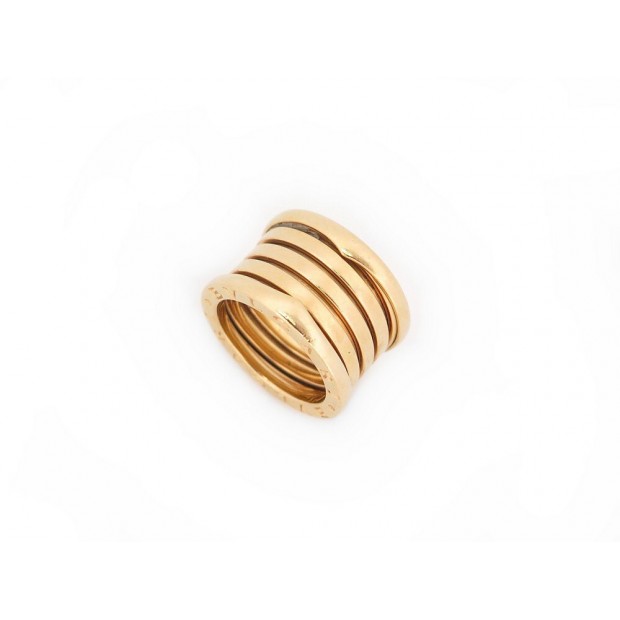 BAGUE BULGARI B.ZERO1 4 RANGS TAILLE 49 323541 EN OR JAUNE 18K GOLD RING 3000€