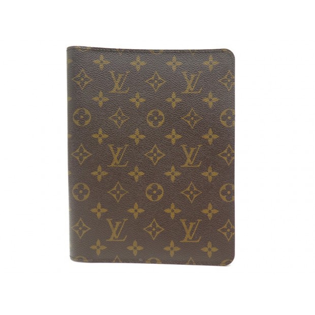 NEUF COUVERTURE AGENDA DE BUREAU LOUIS VUITTON TOILE MONOGRAM DIARY COVER 440€