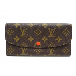 NEUF PORTEFEUILLE LOUIS VUITTON EMILIE EN TOILE MONOGRAM LV NEW WALLET 500€