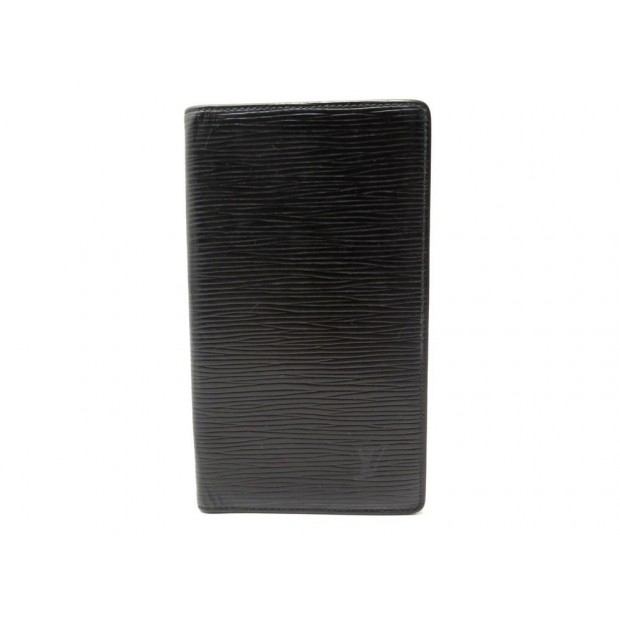 PORTEFEUILLE LONG LOUIS VUITTON EN CUIR EPI NOIR BLACK LEATHER WALLET 545€