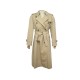 MANTEAU BURBERRY IMPERMEABLE TRENCH LONG L 42 CEINTURE EN COTON BEIGE COAT 1850€