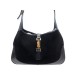 SAC A MAIN GUCCI JACKIE EN CUIR ET DAIM NOIR LEATHER & SUEDE HAND BAG PURSE 780€