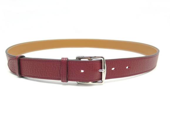  ceinture hermes etriviere 32 t95 cuir togo rouge