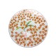 NEUF PLAT A TARTE HERMES JARDIN DES ORCHIDEES 32CM NUMERO 1 EPIDENDRUM PLATE