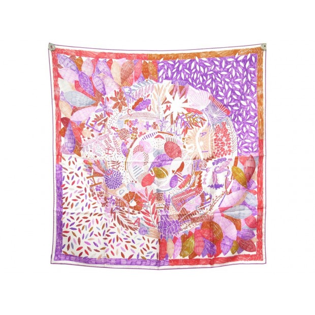 NEUF FOULARD HERMES CHACUN FAIT SON NID PEAKE CARRE 90 SOIE BOITE NEW SCARF 410€