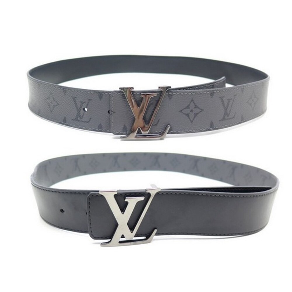 Louis Vuitton LV Initiales 40mm Reversible Belt White autres Toiles Monogram. Size 100 cm