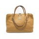 SAC A MAIN CHANEL CABAS SHOPPING CUIR CAVIAR MATELASSE CAMEL HAND BAG 5200€