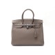 NEUF SAC A MAIN HERMES BIRKIN 35 EN CUIR TOGO ETOUPE 2015 + BOITE FACTURE PURSE