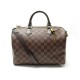 SAC A MAIN LOUIS VUITTON SPEEDY 30 TOILE DAMIER EBENE BANDOULIERE HAND BAG 1400€