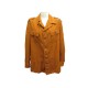 NEUF VESTE ARNYS PARIS TAILLE L 50 EN SOIE ORANGE MANTEAU NEW SILK JACKET