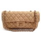 SAC A MAIN CHANEL TIMELESS 2.55 PM EN CUIR DORE GOLDEN HAND BAG PURSE 4260 