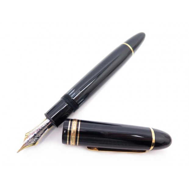 STYLO PLUME MONTBLANC MEISTERSTUCK 149 DORE NOIR 115384 PISTON FOUNTAIN PEN 800€