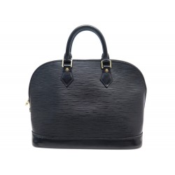 SAC A MAIN LOUIS VUITTON ALMA PM EN CUIR EPI NOIR M52142 HAND BAG PURSE 1900€