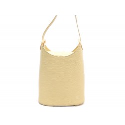 SAC A MAIN LOUIS VUITTON VERSEAU EN CUIR EPI VANILLE BEIGE SEAU M5281A BAG 1400€