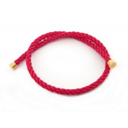NEUF CABLE FRED POUR BRACELET FORCE 10 GM 15CM DOUBLE TOUR ROUGE DORE NEW 390€