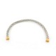 NEUF CABLE FRED POUR BRACELET FORCE 10 GM 15CM 6B0110 ACIER ARGENTE DORE 340€