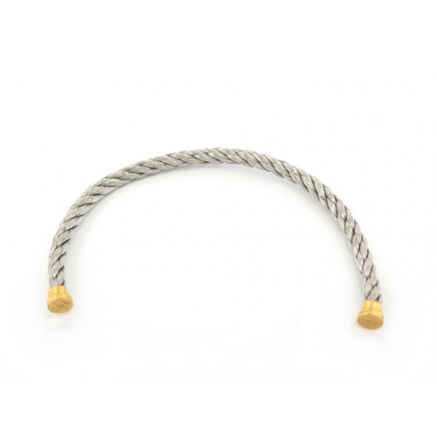 NEUF CABLE FRED POUR BRACELET FORCE 10 GM 15CM 6B0110 ACIER ARGENTE DORE 340€