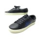 CHAUSSURE SAINT LAURENT 39 MOON PLUS 514162 EN CUIR NOIR BASKETS SHOES 525€