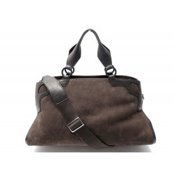 SAC A MAIN CARTIER MARCELLO MM BANDOULIERE EN CUIR SUEDE MARRON HAND BAG 1800€