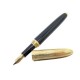 STYLO PLUME LOUIS VUITTON SPIRIT DORE RESINE NOIR A CARTOUCHES FOUNTAIN PEN 820€