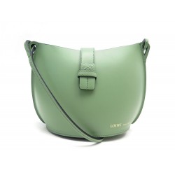 NEUF SAC A MAIN LOEWE MOULDED EN CUIR VERT ROSEMARY BANDOULIERE HAND BAG 1200€