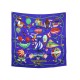 NEUF FOULARD HERMES LES FOLIES DU CIEL DUBIGEON CARRE 90 SOIE SILK SCARF 410€