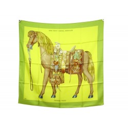 NEUF FOULARD HERMES MON PETIT CHEVAL MEXICAIN KAMINSKI CARRE 90 SOIE SCARF 410€