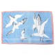 DRAP DE PLAGE HERMES LES MOUETTES SERVIETTE DE BAIN COTON BLEU BEACH TOWEL 475€