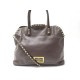 SAC A MAIN VALENTINO CABAS ROCKSTUD BANDOULIERE EN CUIR TAUPE HAND BAG 1395€